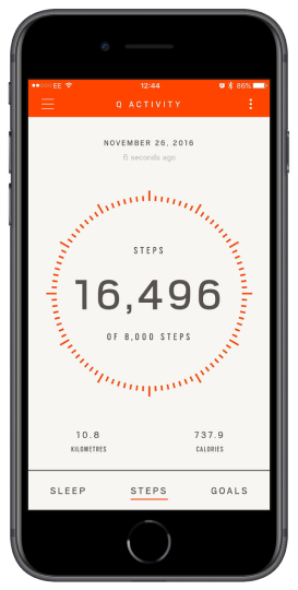 Activity home screen