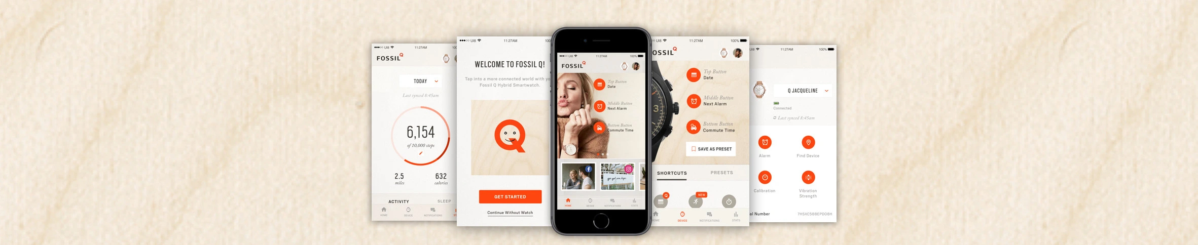 Fossil Q smartwatch app