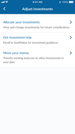 Prudential investment options