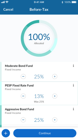 Prudential investment allocations