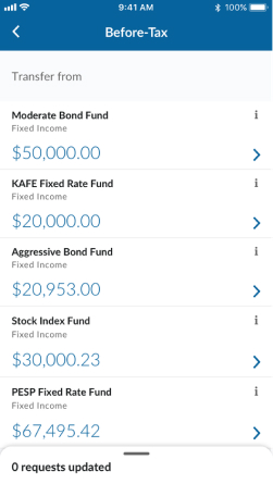 Prudential fund transfer